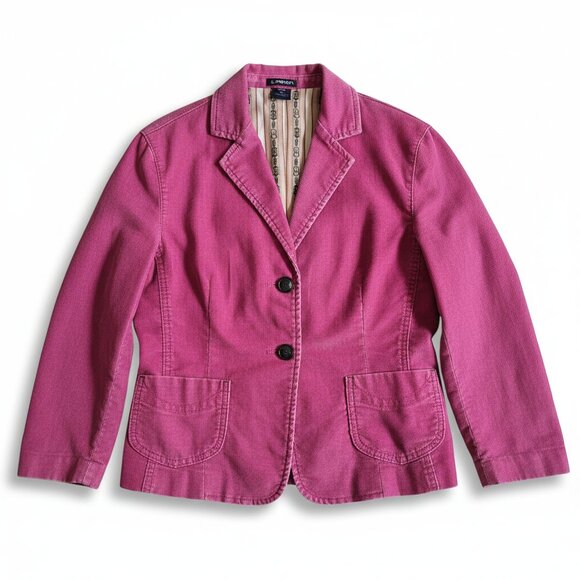 Gap Y2K Corduroy Jacket 4 Pink Blazer Fall 2004 - Picture 2 of 9